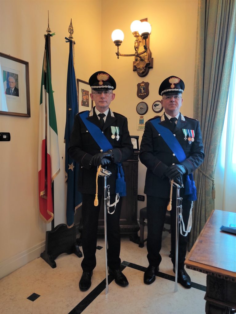 avvicendamento al vertice del Comando carabinieri