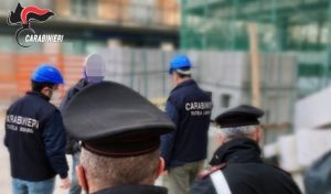 controllo carabinieri cantiere