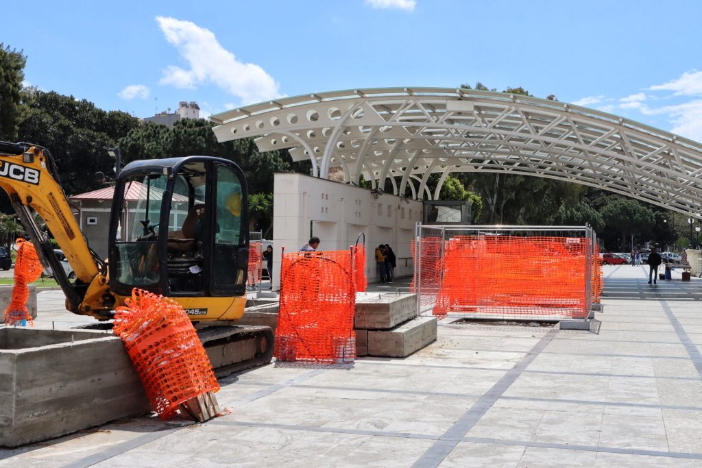 lavori stazione lido