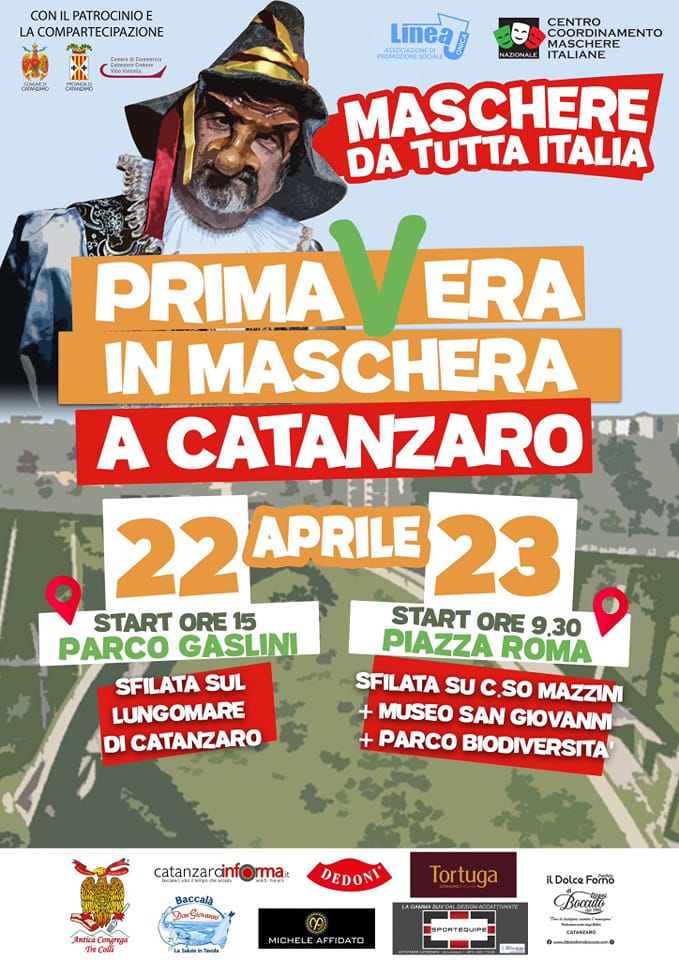 locandina primavera in maschera