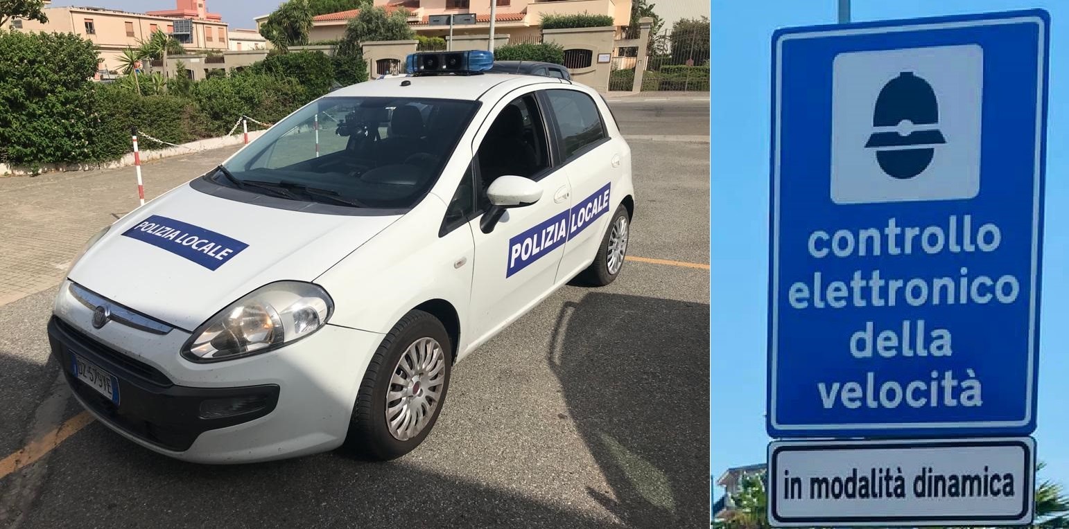 polizia locale autovelox segnale