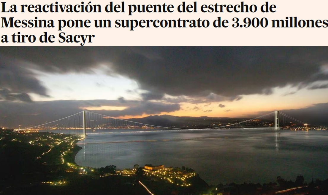 ponte stretto messina spagna