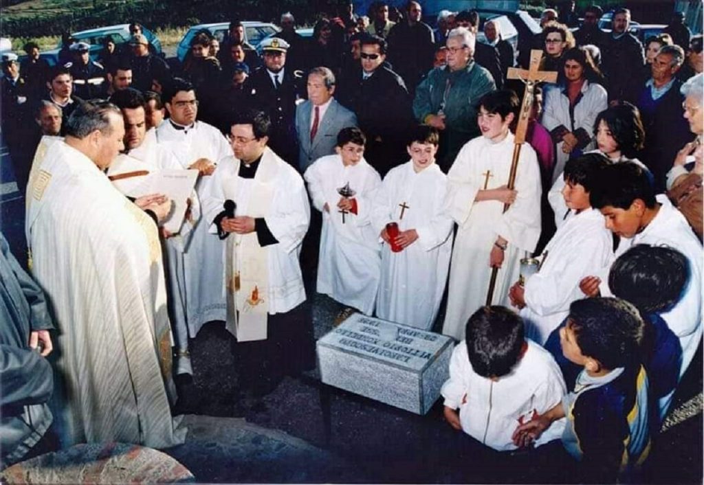 posa prima pietra chiesa masella