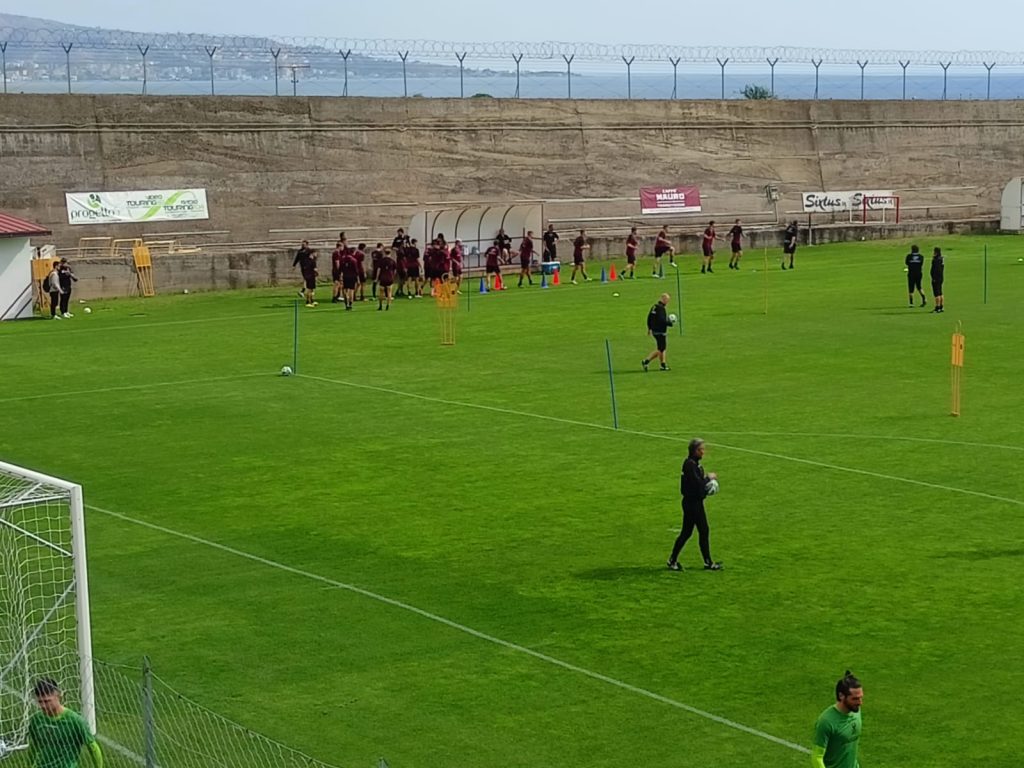 Allenamento Reggina al Sant'Agata