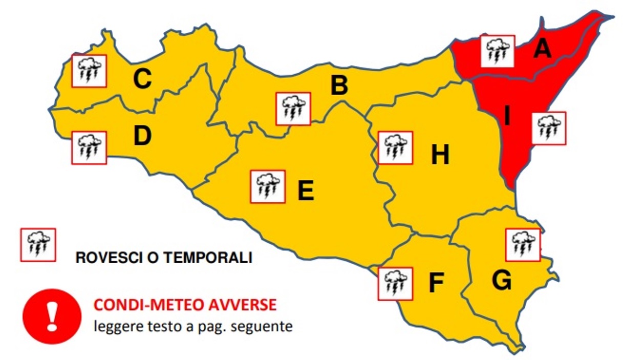Allerta rossa messina