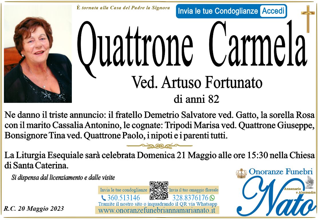 CARMELA QUATTRONE