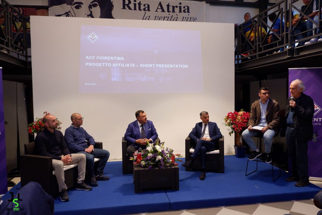 Conferenza stampa visita ACF FIORENTINA