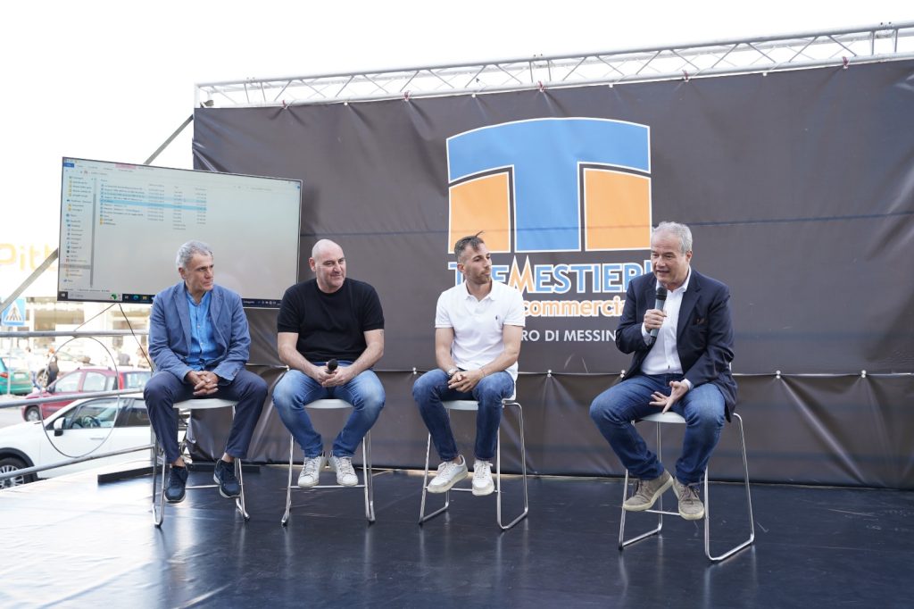 Da sinistra a destra Mancuso, Zampagna, Ragusa e De Maria