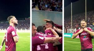 Esultanza gol Canotto
