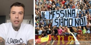 Fedez e tifosi Messina