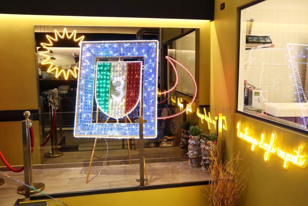 Peppone Fratelli La Bufala festeggia Scudetto Napoli