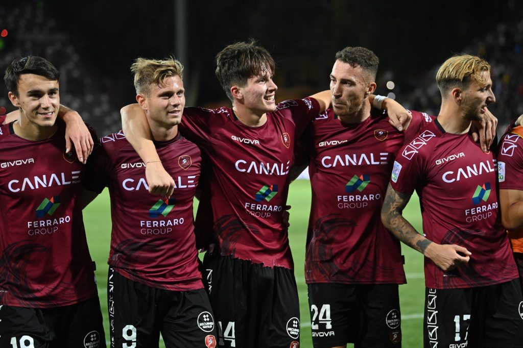 Reggina-Ascoli festa finale con Strelec Gori Fabbian Terranova Di Chiara