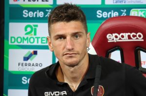 Reggina-Como Camporese in conferenza stampa