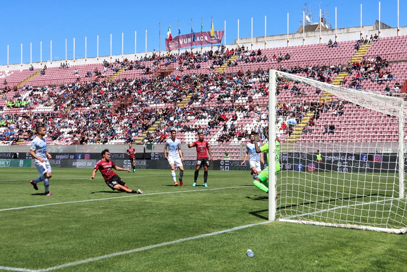 Reggina-Como gol Strelec