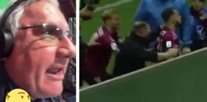 Rocco Musolino al gol di Canotto