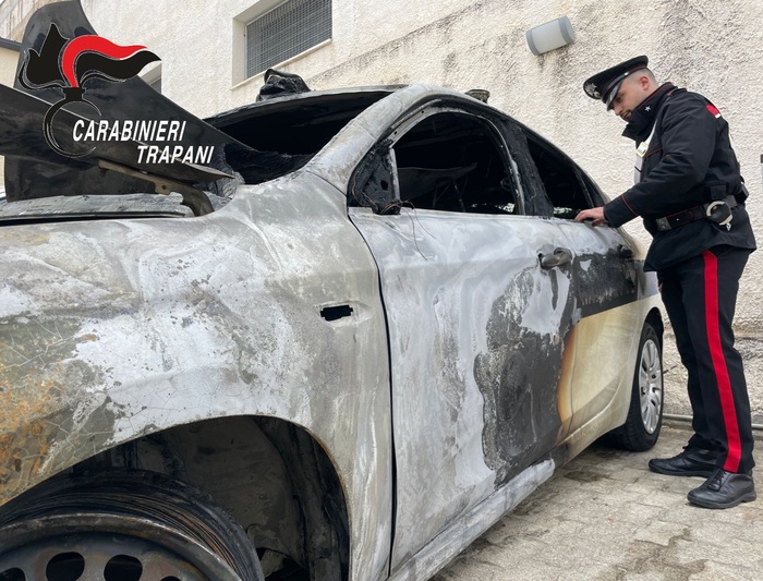auto incendiate campobello