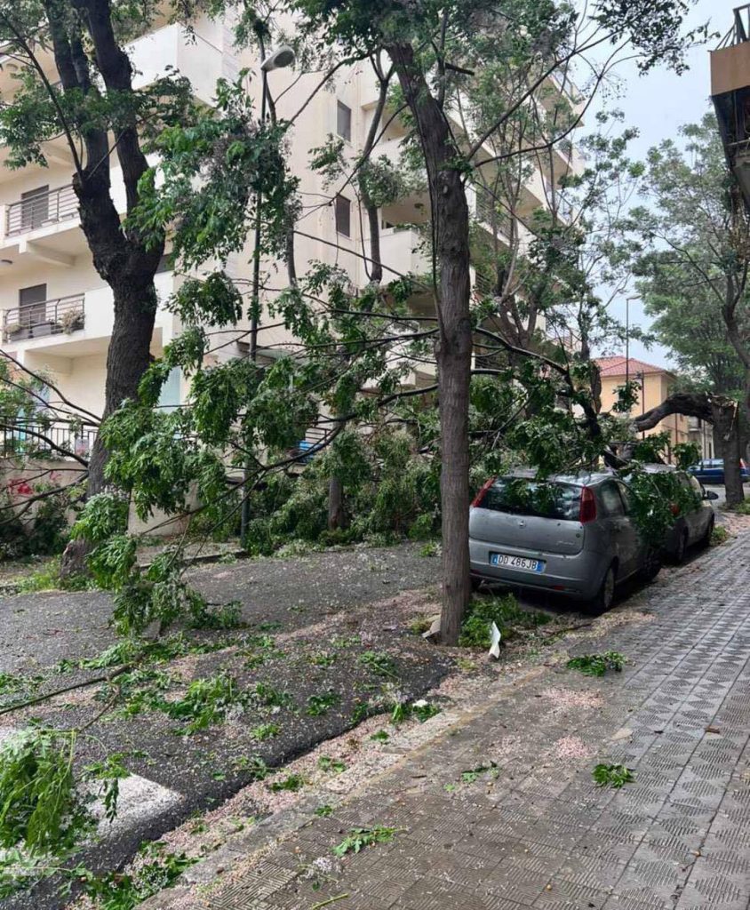 forte vento reggio calabria