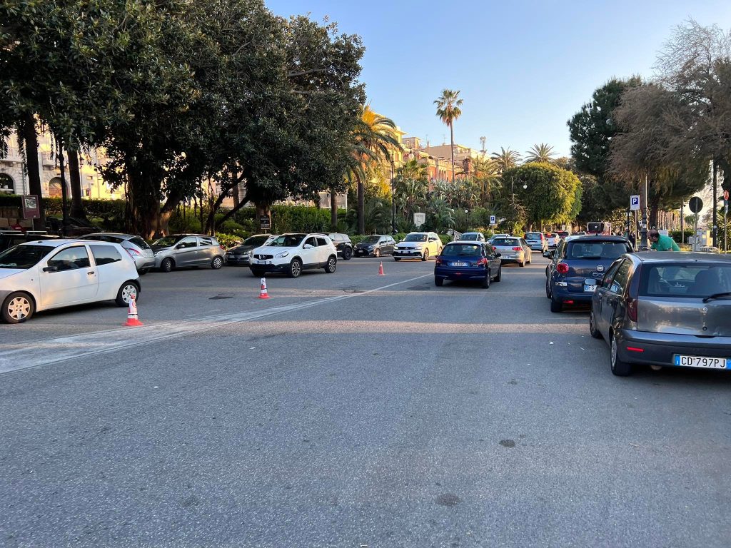 lavori lungomare asfalto