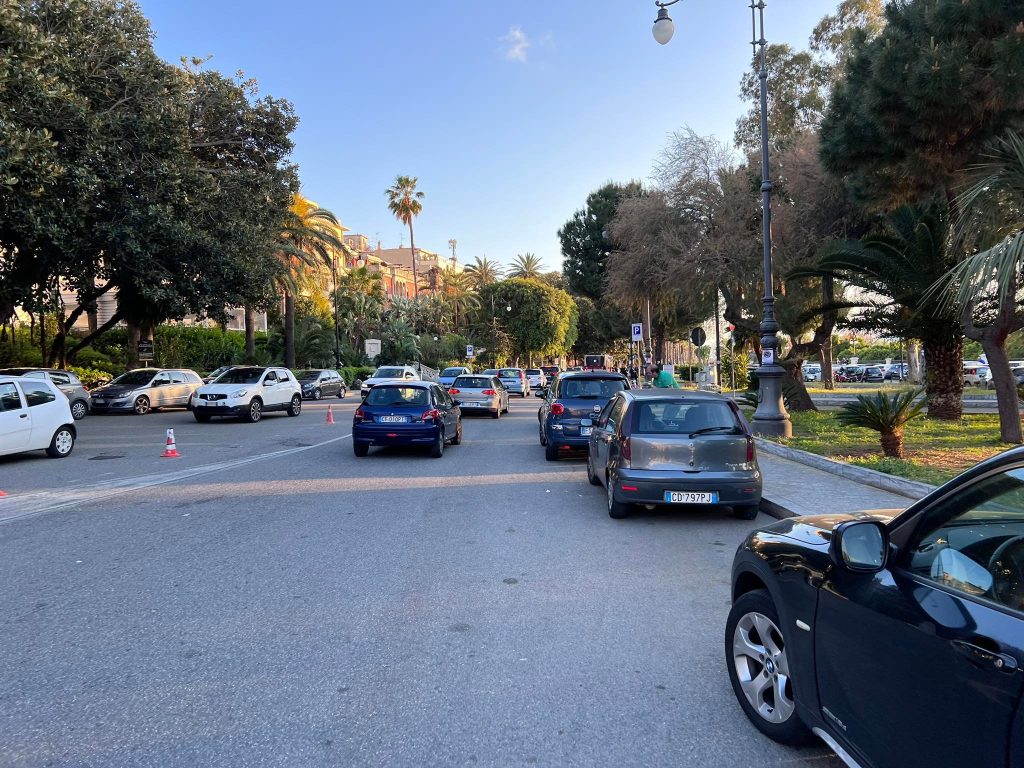 lavori lungomare asfalto