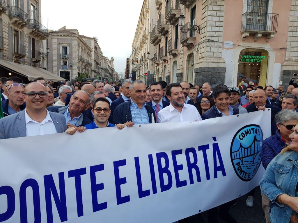 salvini catania ponte sullo stretto