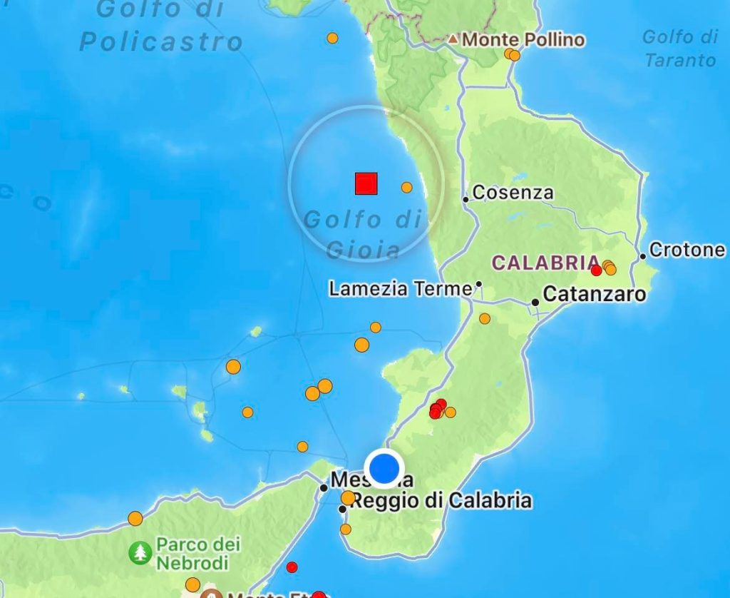 terremoto cosenza