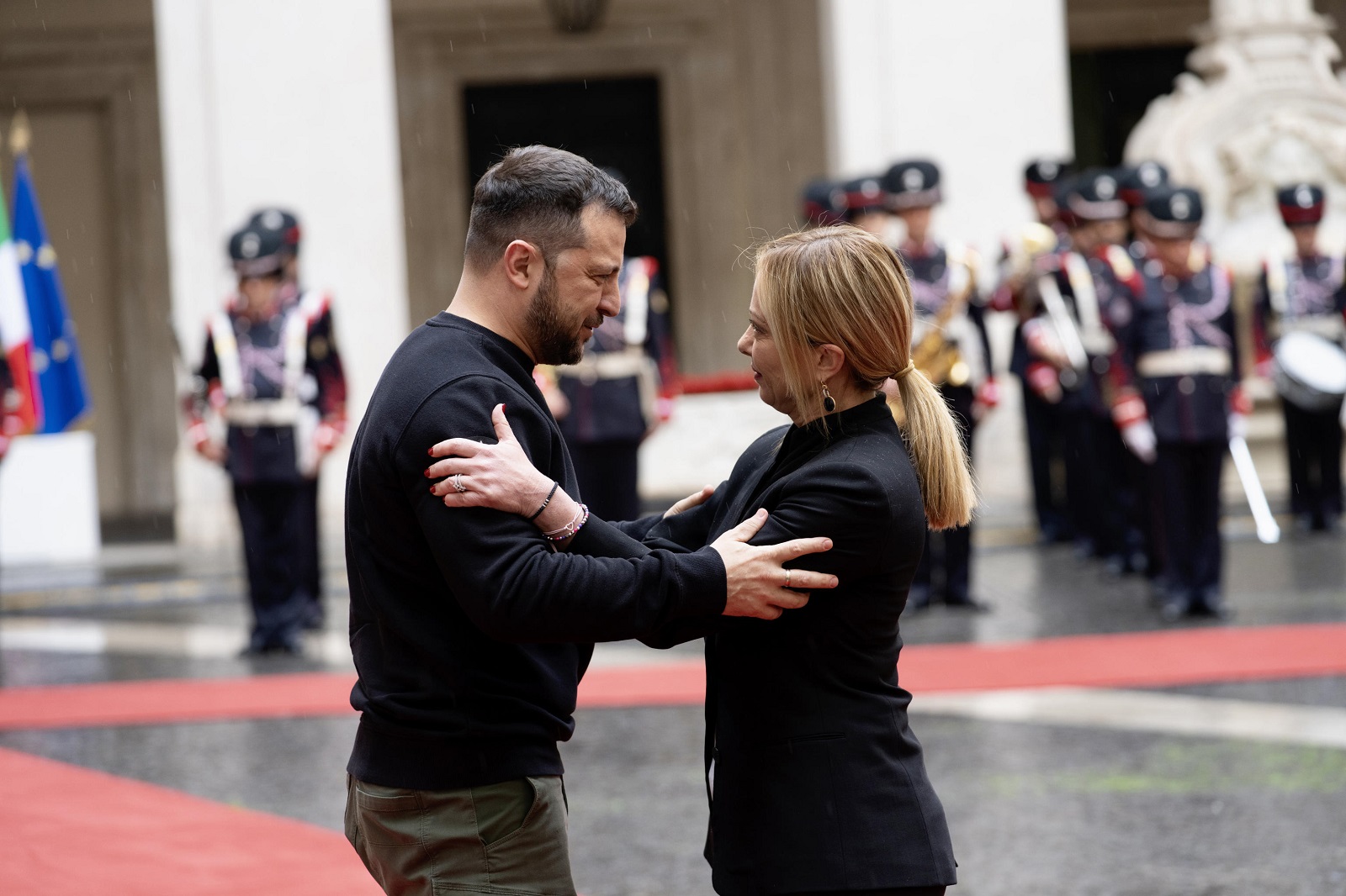 Finito il faccia a faccia Meloni-Zelensky, è durato 70 minuti