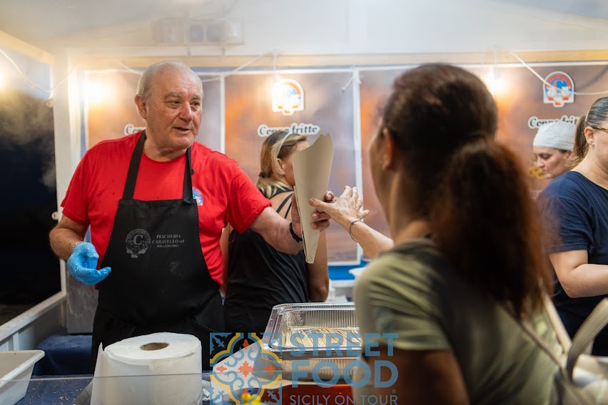 Coppo fritto totano e panelle