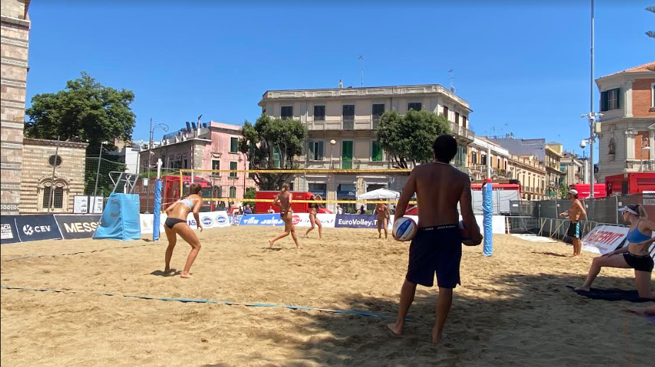 beach volley giocatori