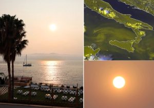 nube fumo incendi canada sud italia