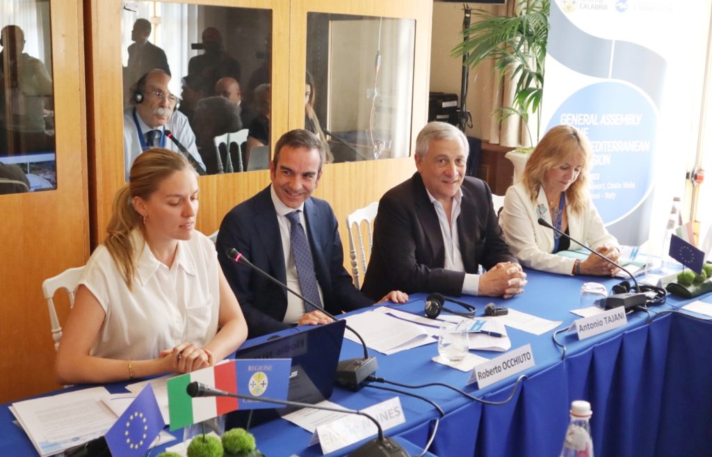 tajani occhiuto assemblea generale commissione intermediterranea