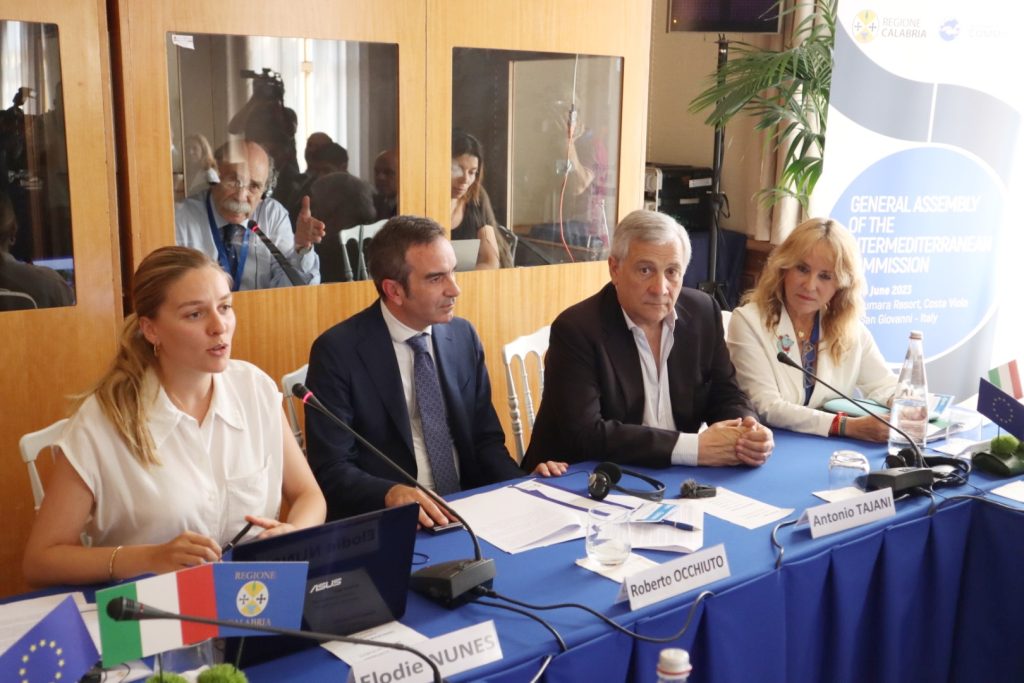 tajani occhiuto assemblea generale commissione intermediterranea