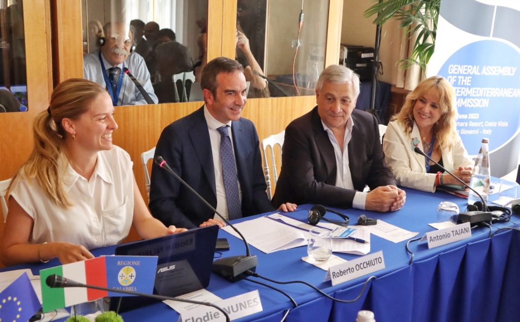 tajani occhiuto assemblea generale commissione intermediterranea