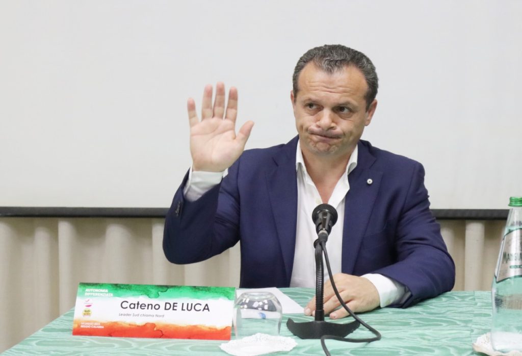 Cateno De Luca autonomia differenziata