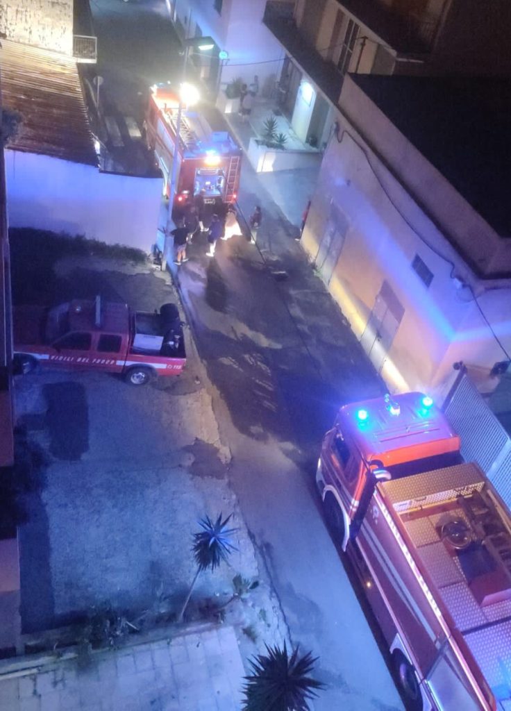 Incendio Carrozzeria Ravagnese