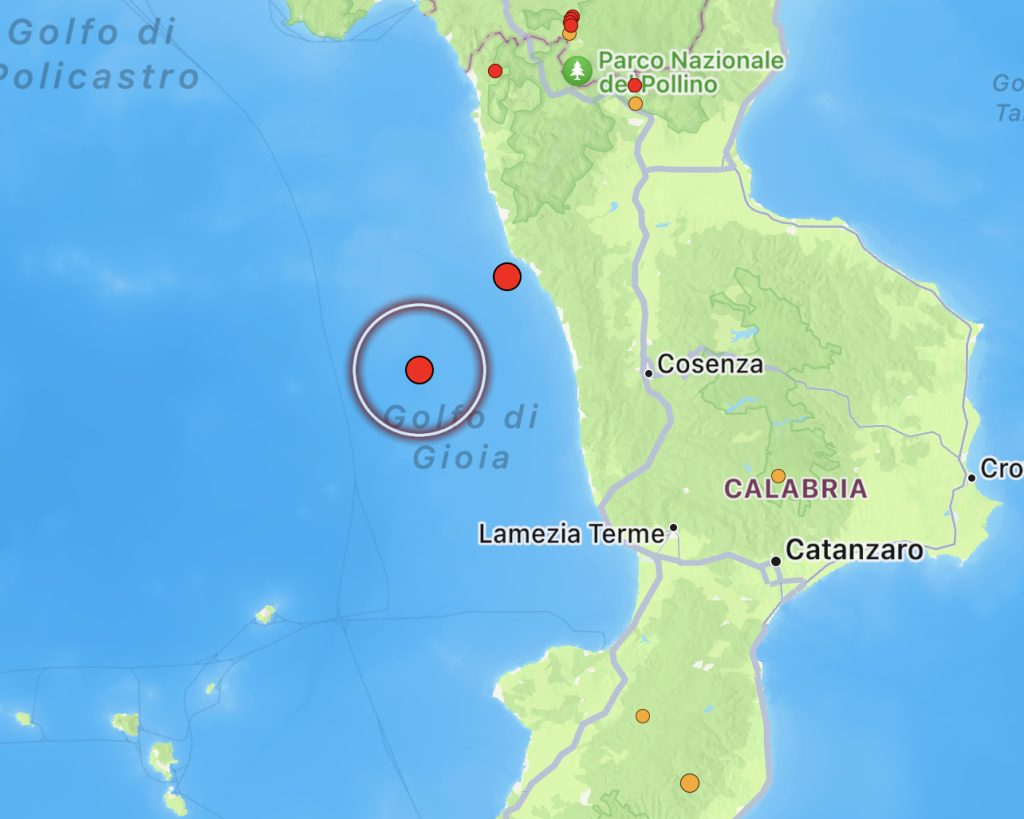 Terremoto cosenza