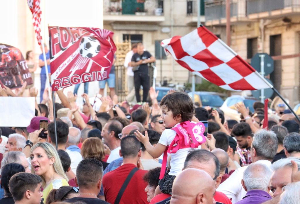 Manifestazione Tifosi Reggina Piazza Duomo