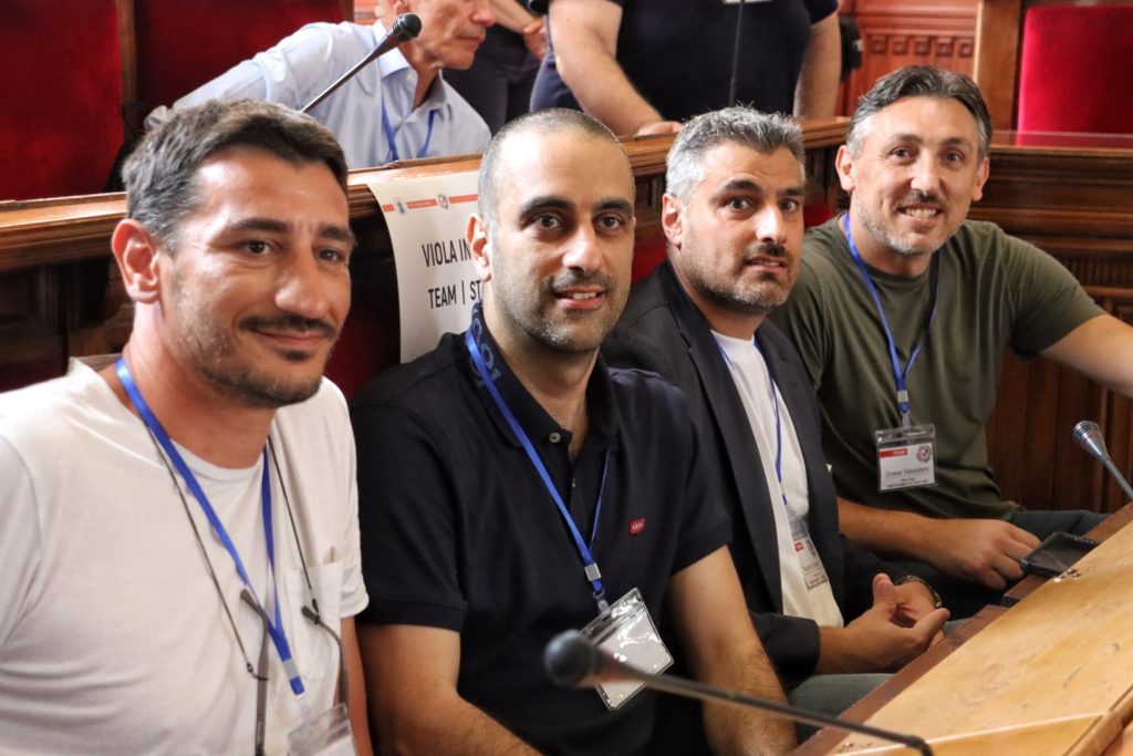 Manu Ginobili ritira il San Giorgio d'Oro a Reggio Calabria