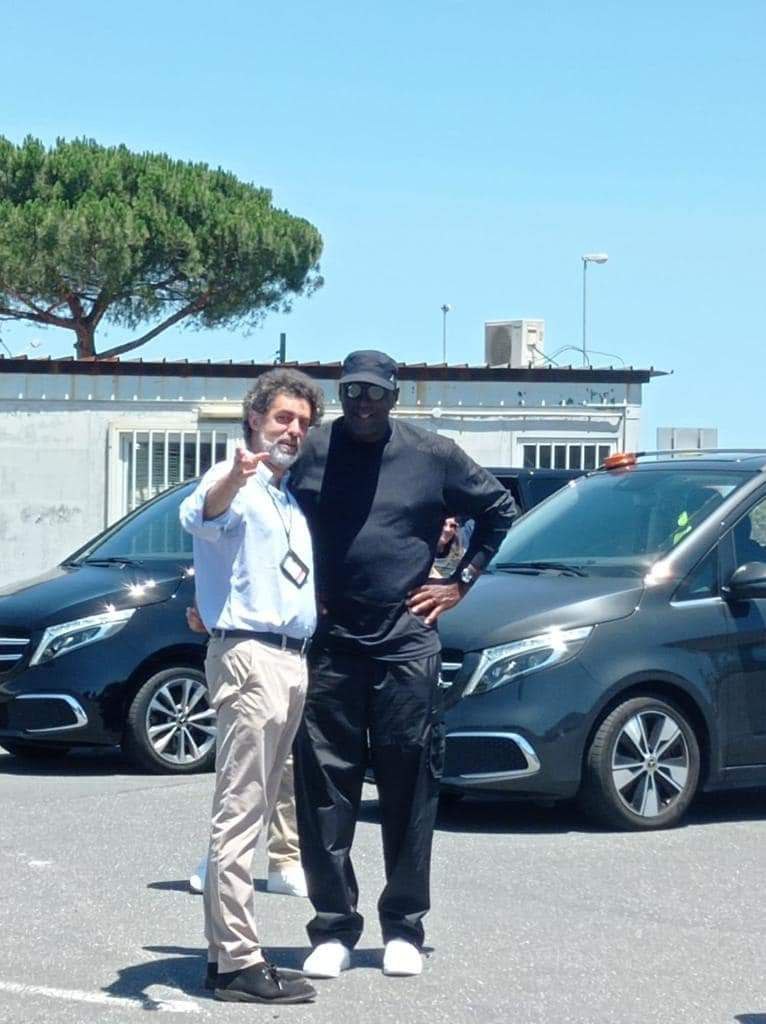 Michael Jordan all'aeroporto di Catania