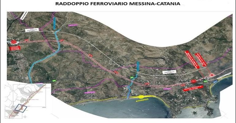 Raddoppio linea ferroviaria Giampilieri - Fiumefreddo