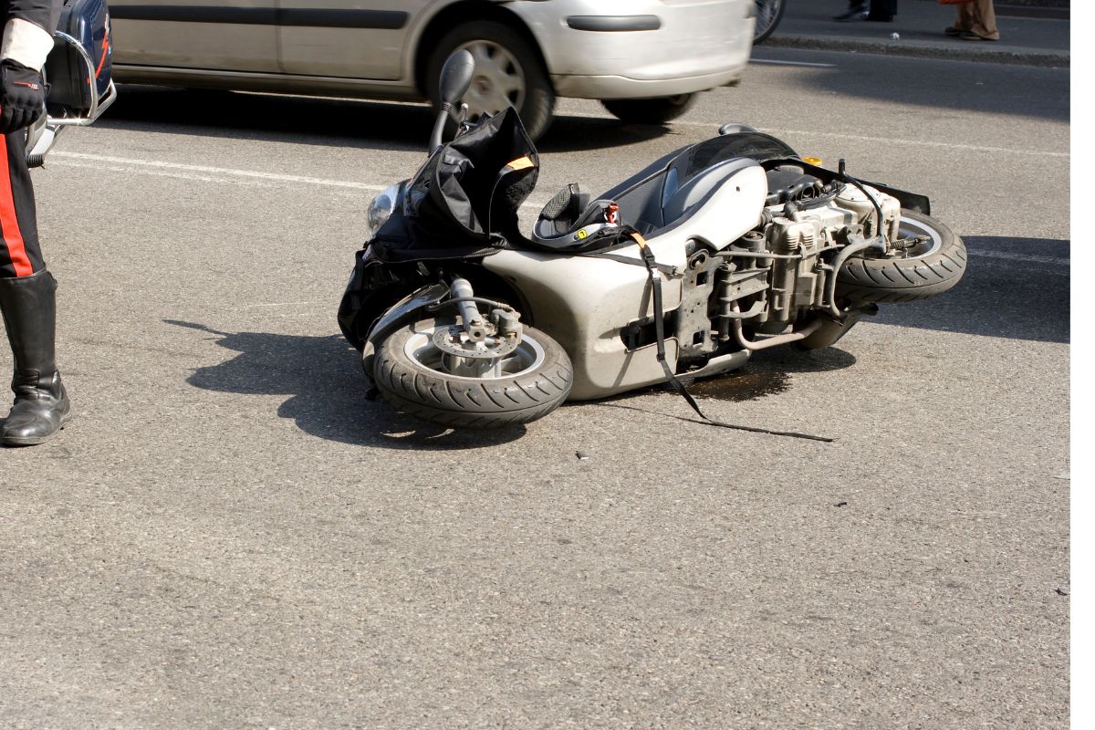 Scooter incidente