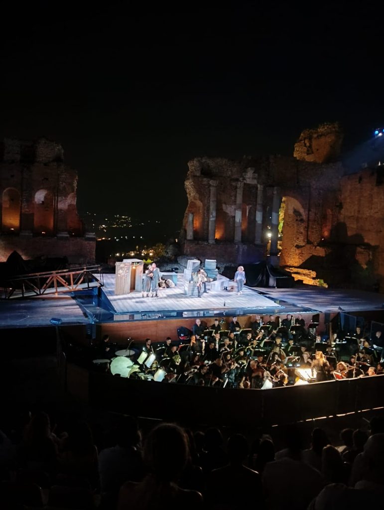 Teatro antico di Taormina Trittico di Puccini