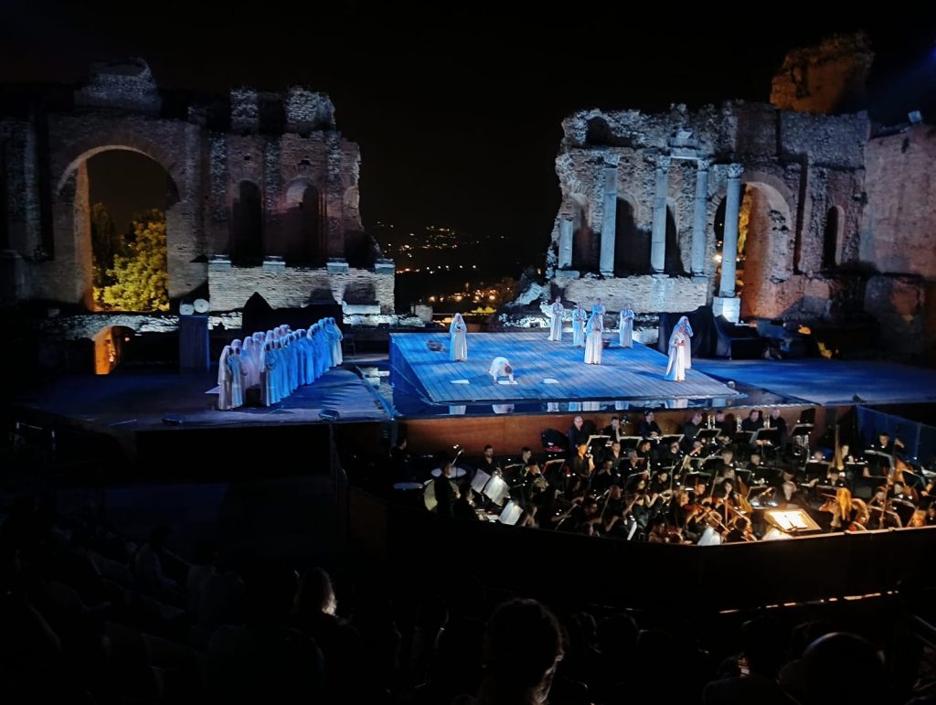 Teatro antico di Taormina Trittico di Puccini