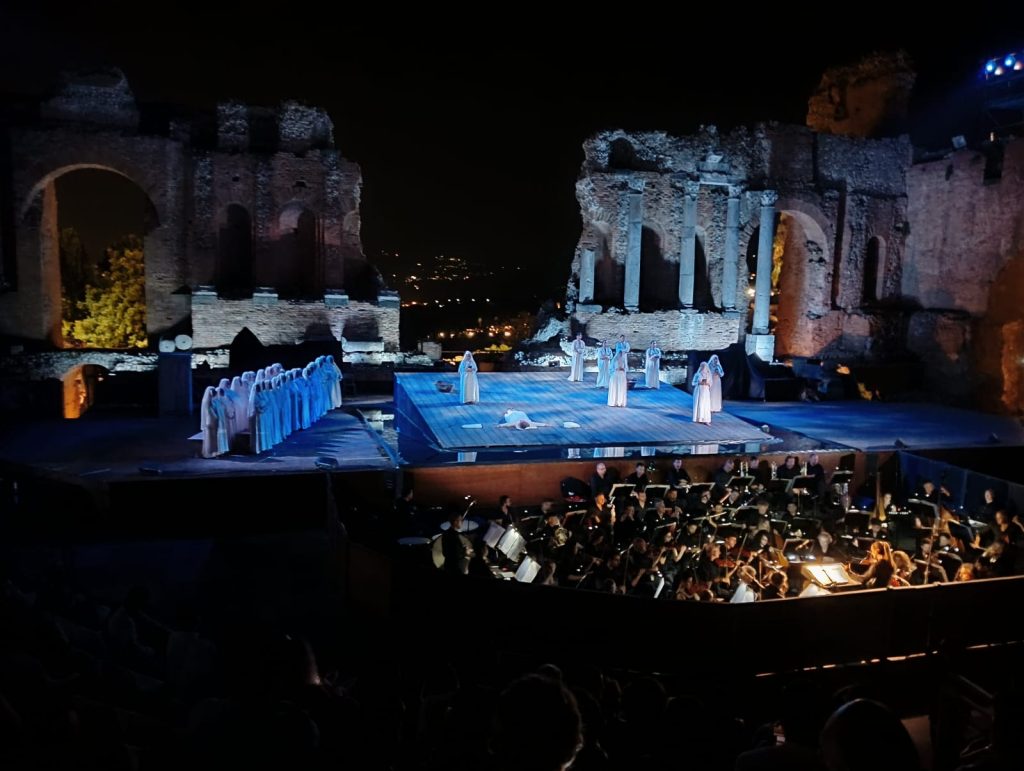 Teatro antico di Taormina Trittico di Puccini
