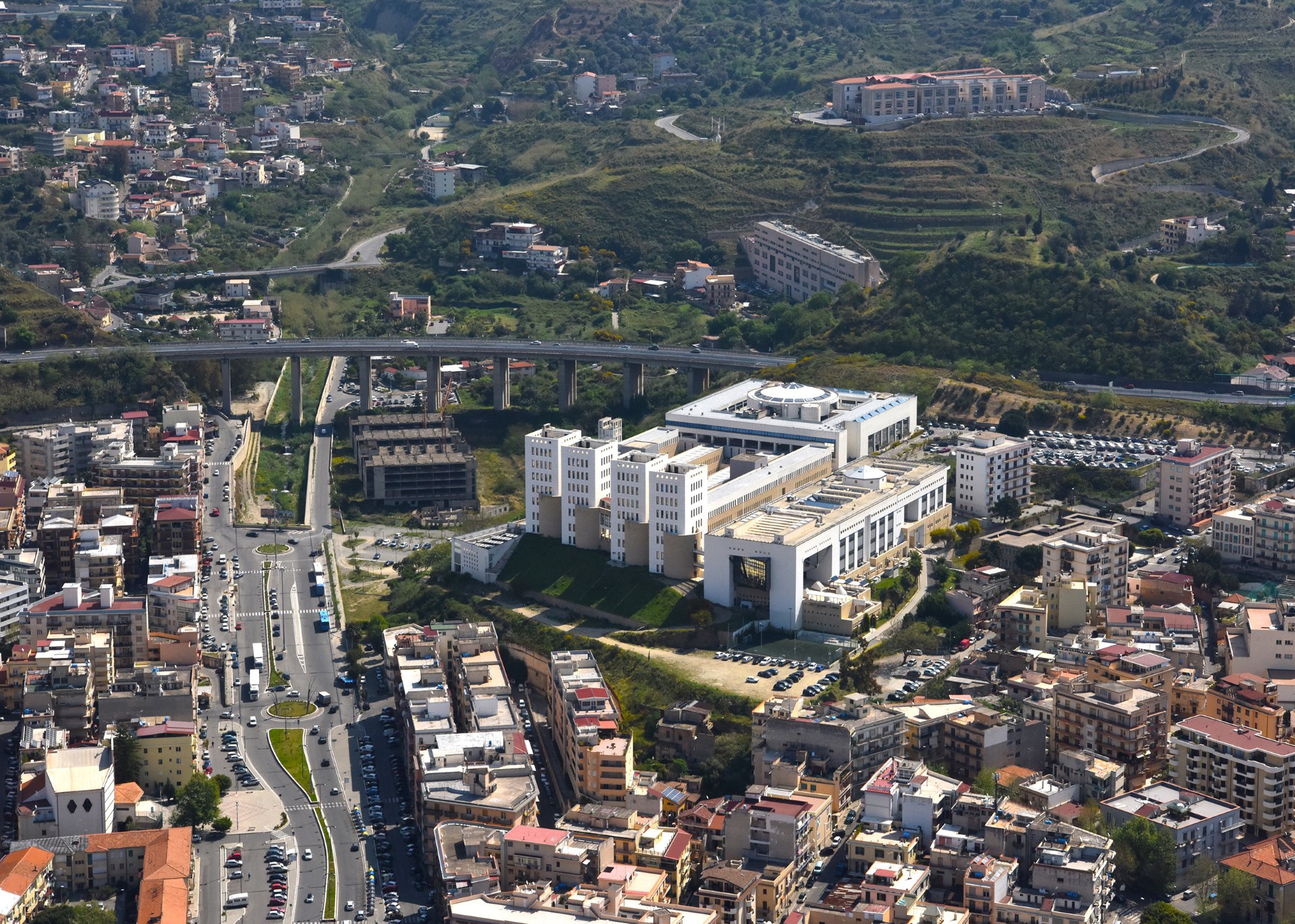 Università Mediterranea di Reggio Calabria dall’alto