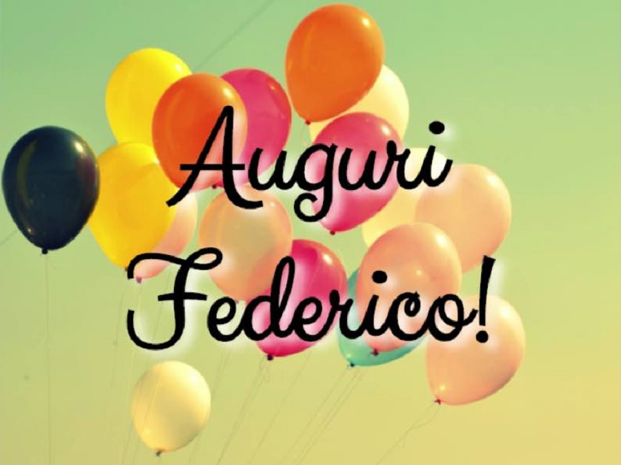 Auguri Federico