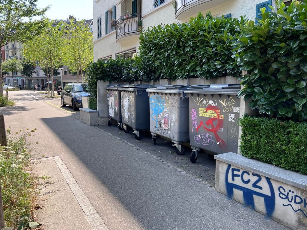 cassonetti spazzatura zurigo