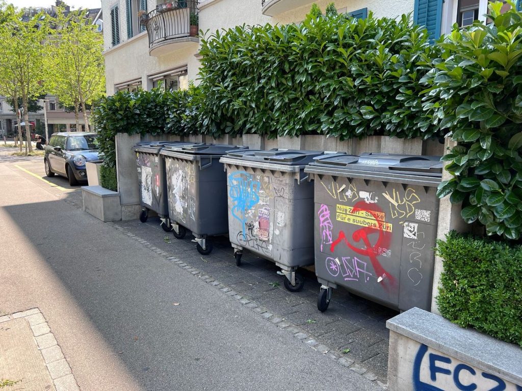 cassonetti spazzatura zurigo