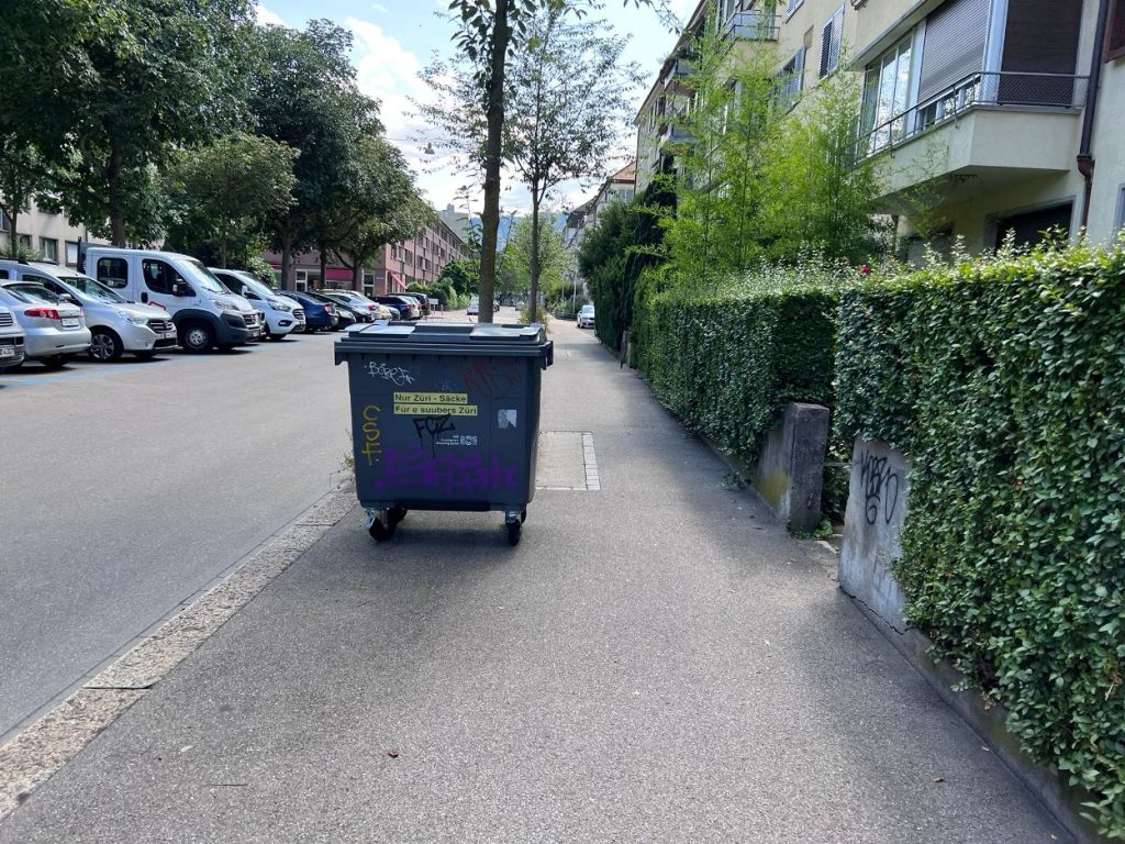 cassonetti spazzatura zurigo