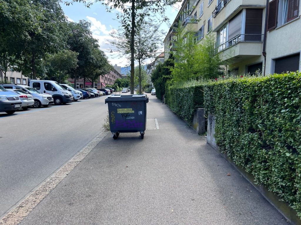 cassonetti spazzatura zurigo