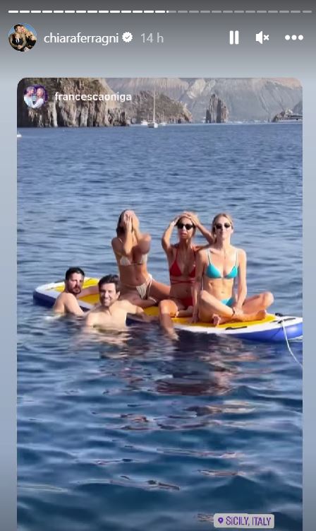 chiara ferragni arancini in sicilia